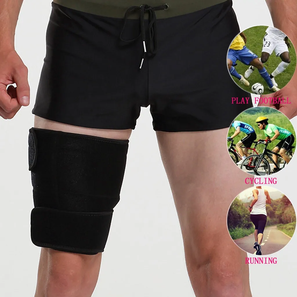 Thigh Compressed Sleeves Hamstring Support Upper Leg For Running Sports Warmers Protector #g3 |