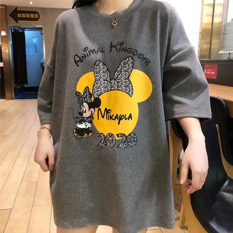 Белая футболка Женская Лето Весна мультфильм футболки веган Хлопок Kawaii