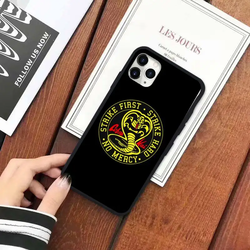

Cobra Kai Season 2 tv show luxury protective Phone Case shell for iPhone 11 12 pro XS MAX 8 7 6 6S Plus X 5S SE 2020 XR