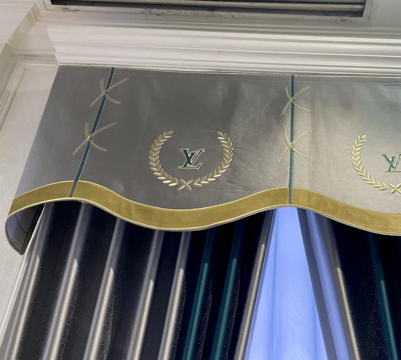 Роскошные французские шторы в скандинавсветильник стиле классические занавески