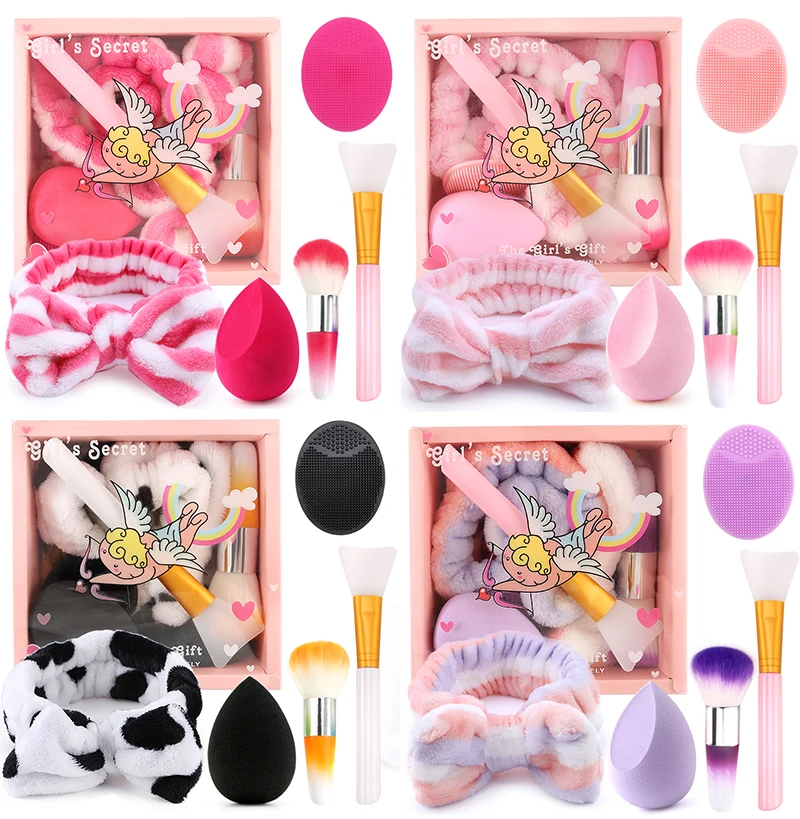 

Wash Face Silicone Small Octopus makeup brush blush Facial Cleansing Brushes Exfoliating Blackhead Mask Beauty Skin Care Set