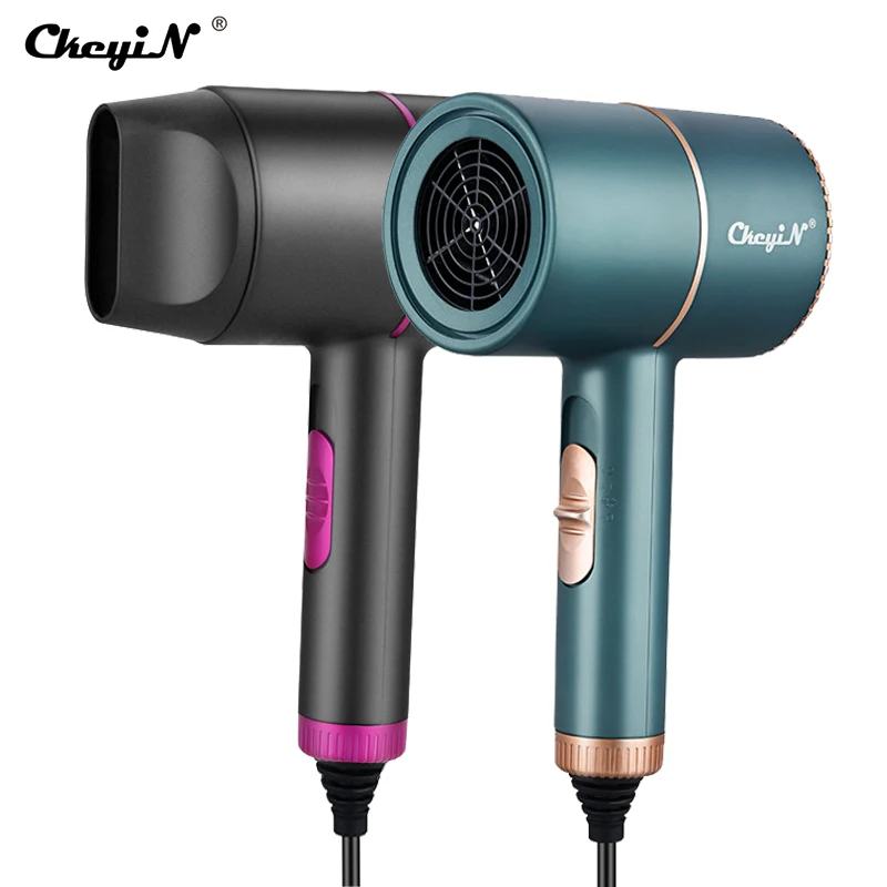 

CkeyiN Negative Ion Hair Dryer 2000W Professional Hair Blower Electric Hairdryer Blow Dryers Hammer Salon Styling Tools EU Plug