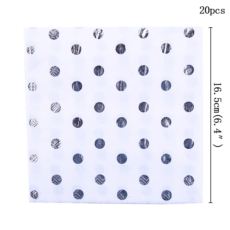 20pcs napkin 10 шт. 350 мл Серебряный флэш Стиль холостяк Singleism День Рождения украшения для взрослых детей принадлежности бумажные одноразовые столовые приборы чашки - Цвет: 20pcs napkin