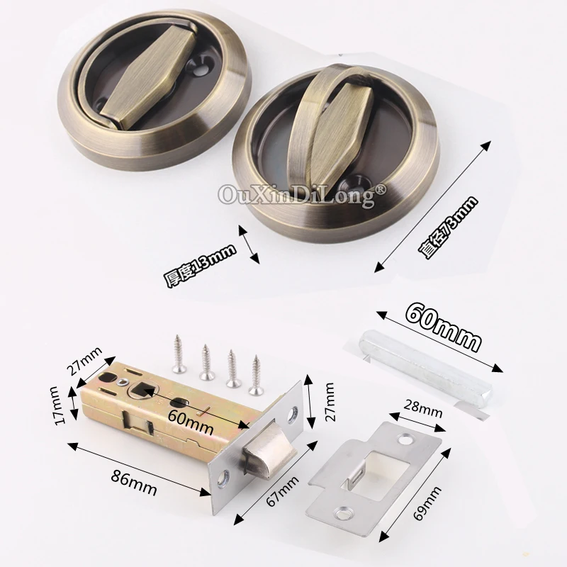 Встраиваемая ручка для раздвижных и скрытых дверей из нержавеющей стали цвет