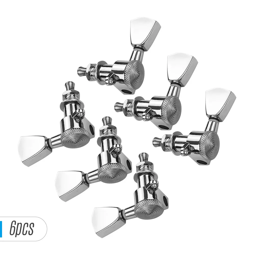 6 шт. 3L3R гитарные струнные тюнинговые колышки блокирующие шпиндельные головки
