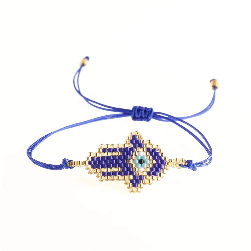 Go2boho Perles MIYUKI браслет evil eye Fatima Hamsa браслеты для женщин Delica бусы ювелирные изделия Pulsera Mujer ручной работы Boho