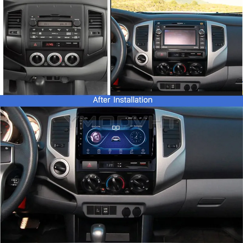 9 дюймовый IPS и 2.5D сенсорный экран Android 8 1 автомобильный DVD GPS навигатор для Toyota Tacoma