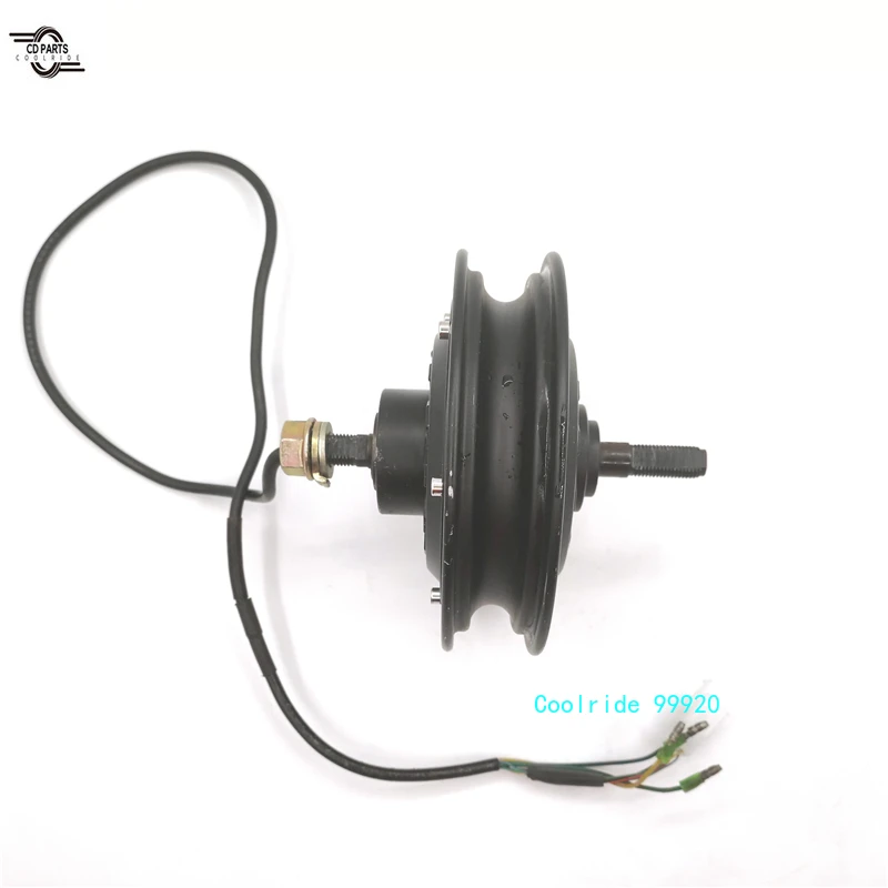 Coolride Suitable for 10 Inch Electric Scooter Accessories 36V 48V Front Wheel Motor Wheel Hub High Power Motor Tire 10x3.0