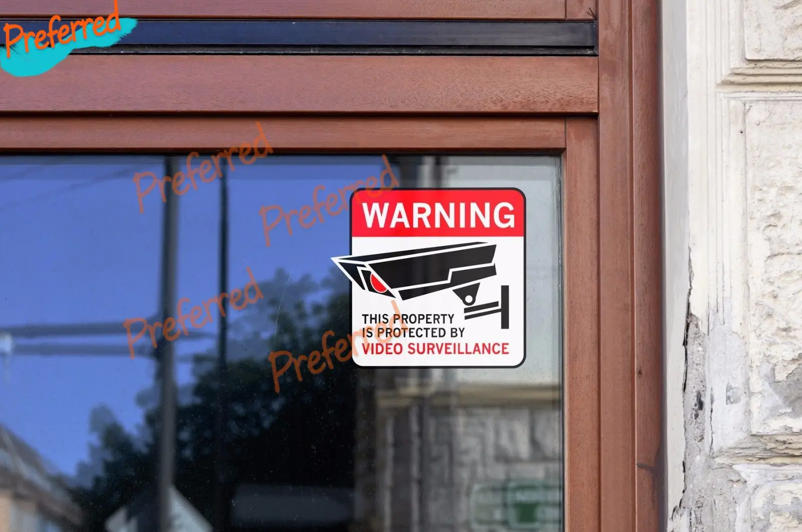 24H ТВ ВИДЕО НАКЛЕЙКА-ПОВЕРШЕНЬ Домашняя камера безопасности Сигнализация