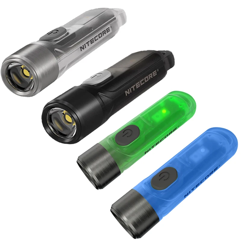 NITECORE TIKI GITD BLUE LE 300 лм футуристический мини-брелок с подсветкой зарядка от USB | Лампы