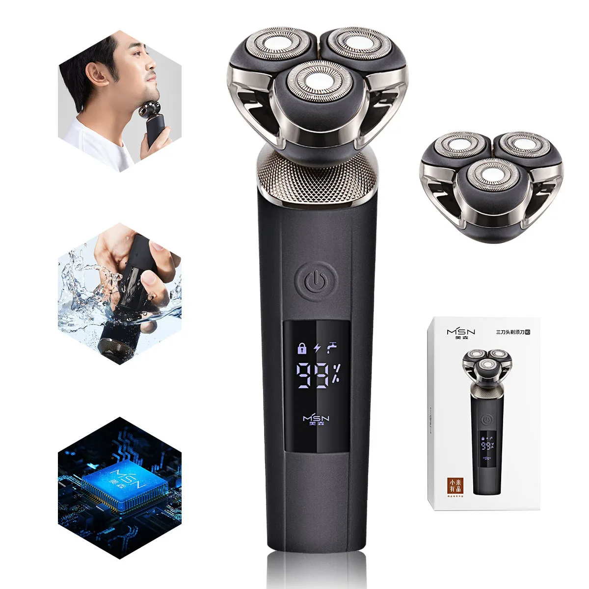 

mens shavers rasoio elettrico electric shaver for woman beard trimmer electric shavers for men Rechargeable head shaver machine