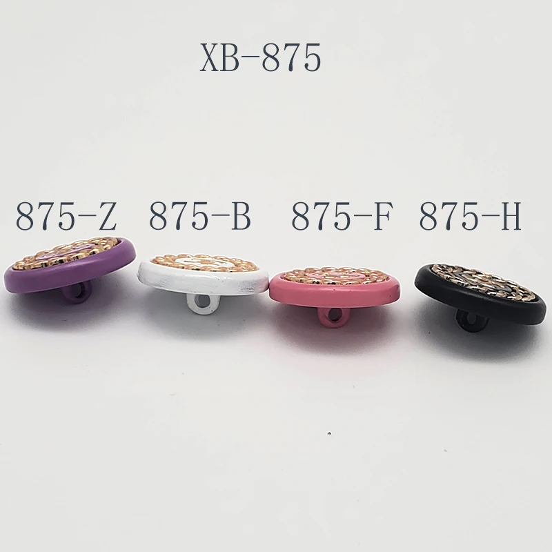 

10pcs / lot round button metal button logo button sewing supplies DIY button sewing button