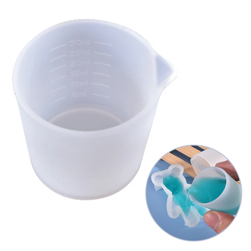 Новое поступление 30 мл силиконовая мерная чашка ручной работы сделай сам