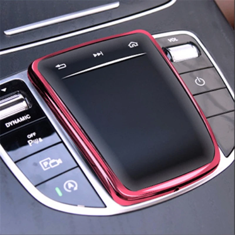 Автомобильные аксессуары для Mercedes Benz E W213 C S V G GLC GLS Class W205 W222 X253 ТПУ центральное