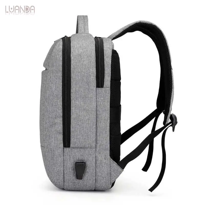 Рюкзак с внешней зарядкой USB мужской модный брендовый рюкзак Oxford для подростков