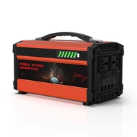 factory good price 18650 lithium battery 220v solar generator 500w portable power station charger bank
