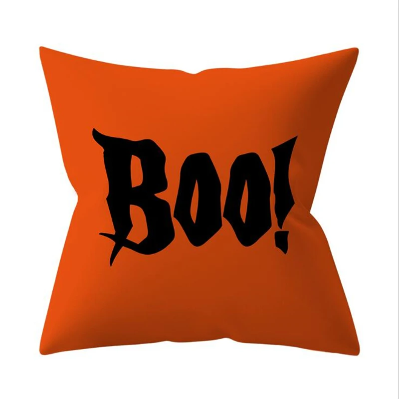 Новый Тыква Подушка Чехол для подушки и надписью &quotHappy Halloween&quot Вечерние диван
