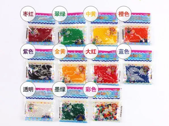 Красочные жемчужные гелевые шарики полимерные гидрогели горшечные хрустальные