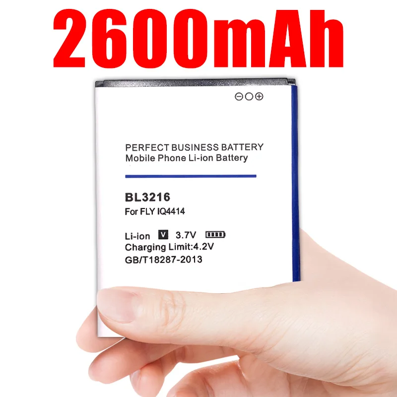 Литий ионный аккумулятор BL3216 2600 мАч для Телефона FLY IQ4414 Сменный