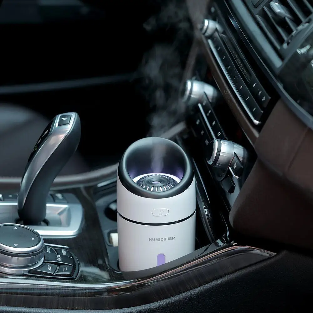 

Ultrasonic Air Humidifier Aroma Diffuser with Colorful LED Night Light for Home 320ML Car Mini USB Purifier Mist Maker Fogger