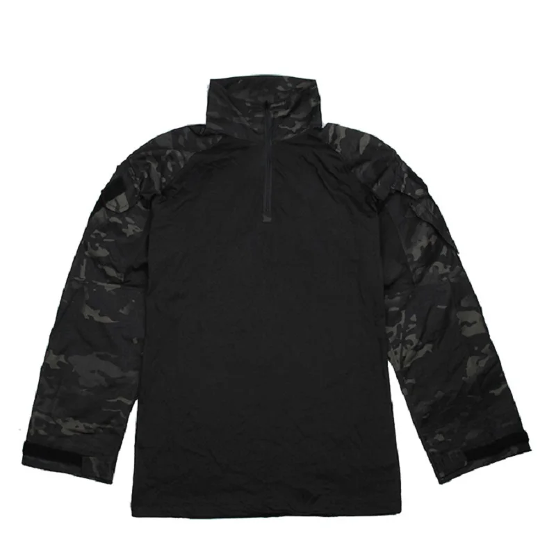 2899-MCBK Camouflage Black G3 Tactical Camouflage Long Sleeves Jacket Top Training Shirt