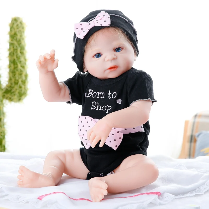 

Кукла реборн JULY'S SONG 55 см, полностью силиконовая кукла-младенец, Очаровательная Реалистичная игрушка для купания новорожденных