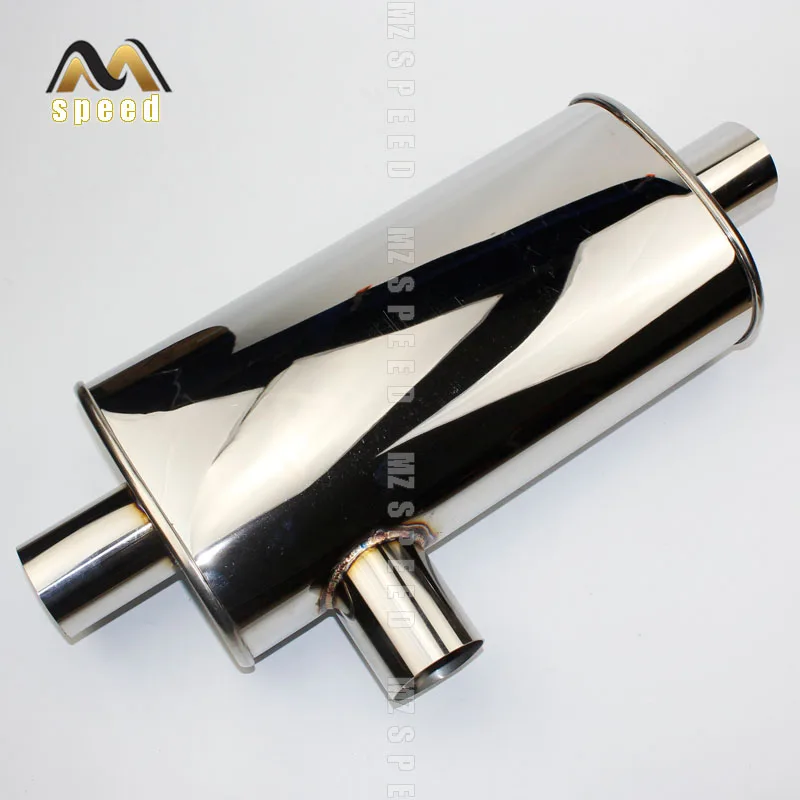 

Stainless steel Car exhaust pipe muffler Horizontal exhaust pipe double outlet pipe muffler Suitable for BMW E46