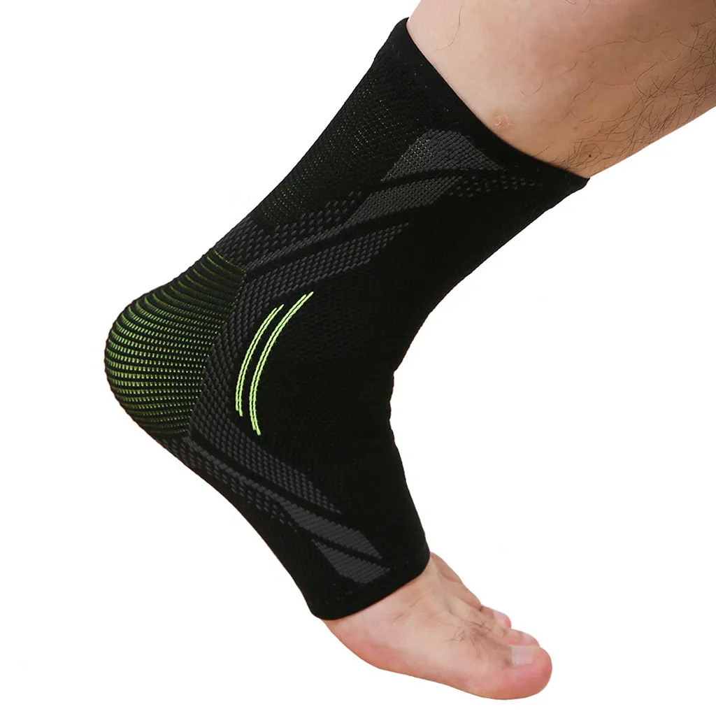 

1pc 3D Sport Ankle Brace Protector Compression Ankle Support Pad Elastic Nylon Strap Brace for Football Basketball Fitness S/M/L