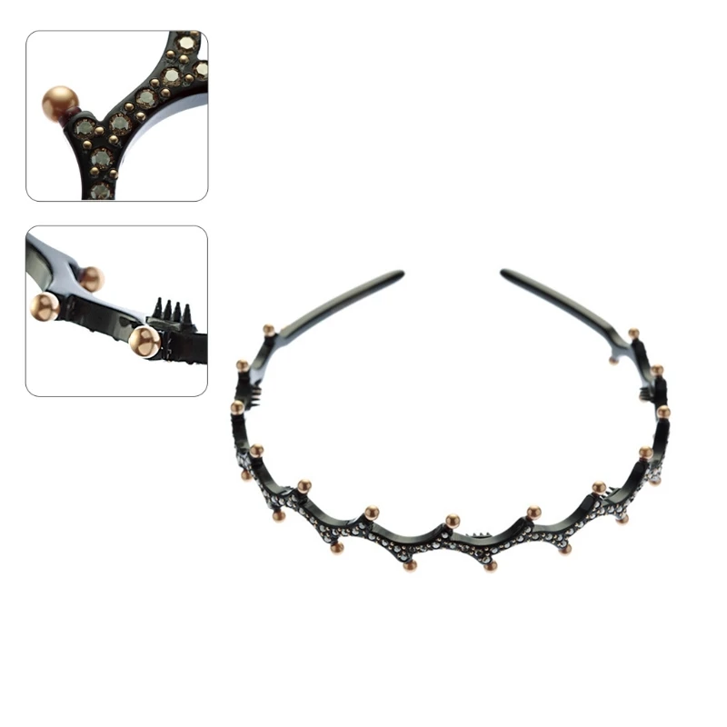 

Ацетат узкие лента для волос; Блестящие стразы Ювелирные изделия из жемчуга зубцы расчески и сердечком и повязка на голову; Обувь для невест...