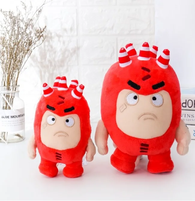02 Рождественские подарки 7 цветов 17 см/24 см Oddbods мультфильм предохранитель Джефф Ньют Odd ZEE Bods мягкие животные плюшевые животные куклы игрушки детские подарки - Цвет: 02
