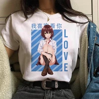 bottom tier character tomozaki anime t shirt comics kawaii cartoon manga graphic top oversized tee femaleman t shirt