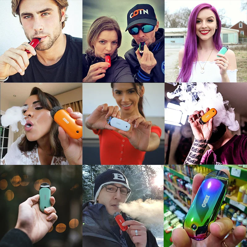 Комплект Vaporesso Renova Zero Pod с 650 мАч встроенной батареей и 2 мл пополняемая емкость и Легкое нажатие для заполнения системы комплект электронной сигареты