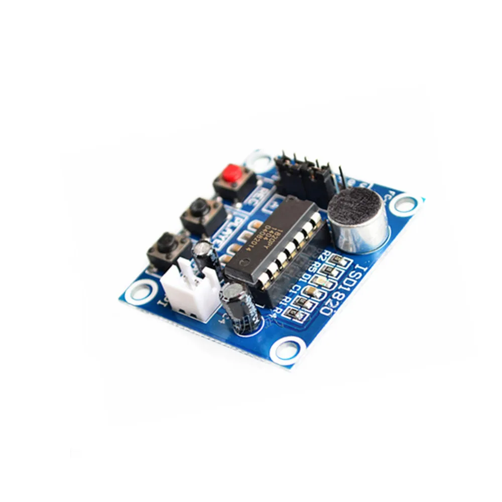 1 шт. ISD1820 модуль записи голосовой платы телефонная плата с микрофонами +