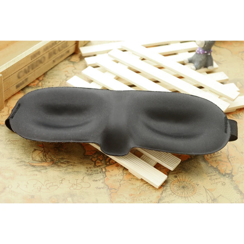 Путешествия 3D черный глаз тени коврик для сна щит отдых расслабляющий сон маска