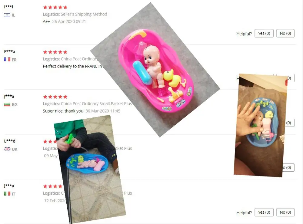 

Baby Doll Bath Time Set, Girls Bath Tub Toys Games Kids Christmas Birthday Gift