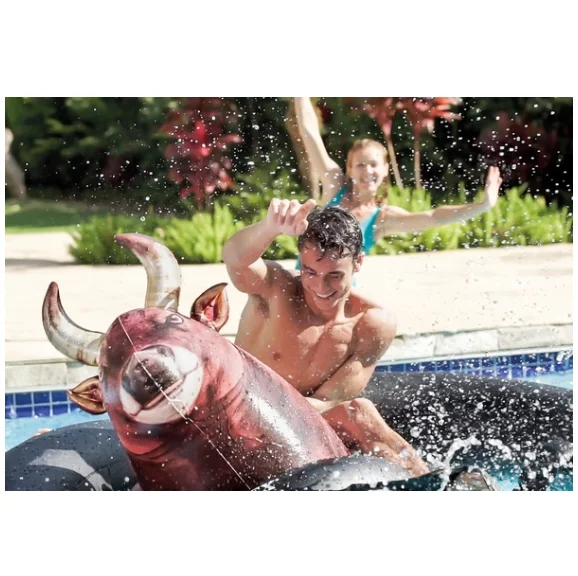 Intex Inflatabull надувной ковбойский бассейн для верховой езды Веселый поплавок