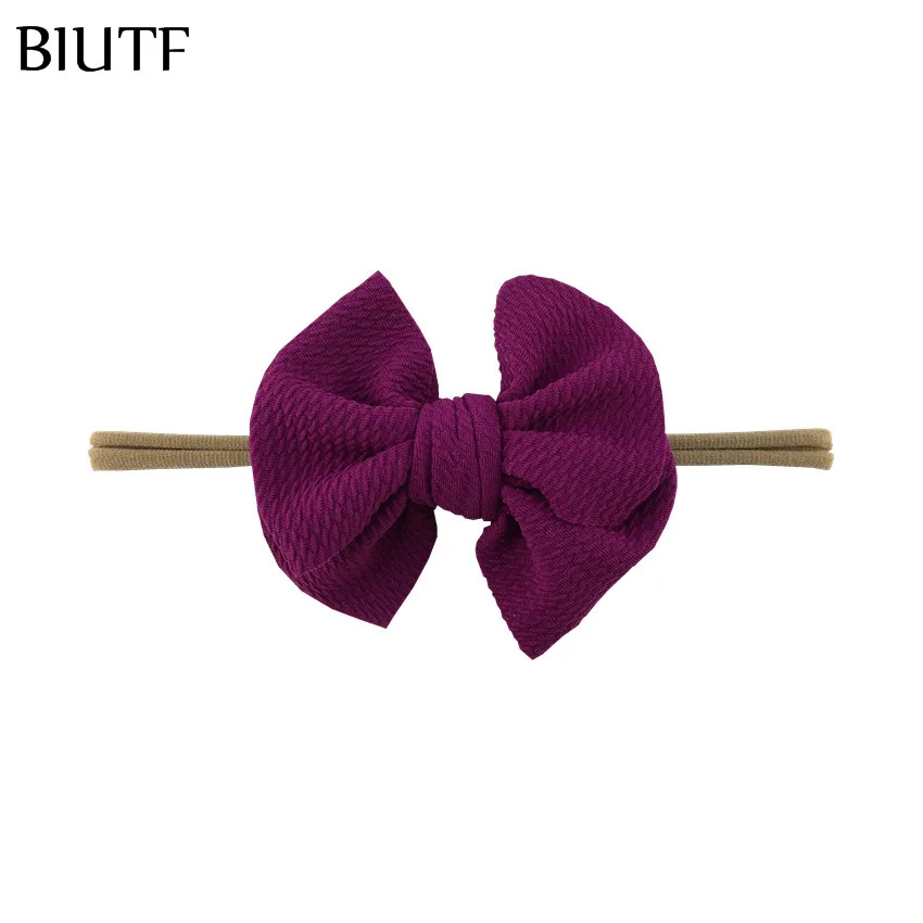 20 шт. накладные волосы 4 &quotвафельный бант для волос нейлоновая повязка на голову