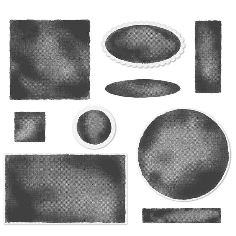 2021 новые прямоугольные квадратные и круглые этикетки прозрачные штампы