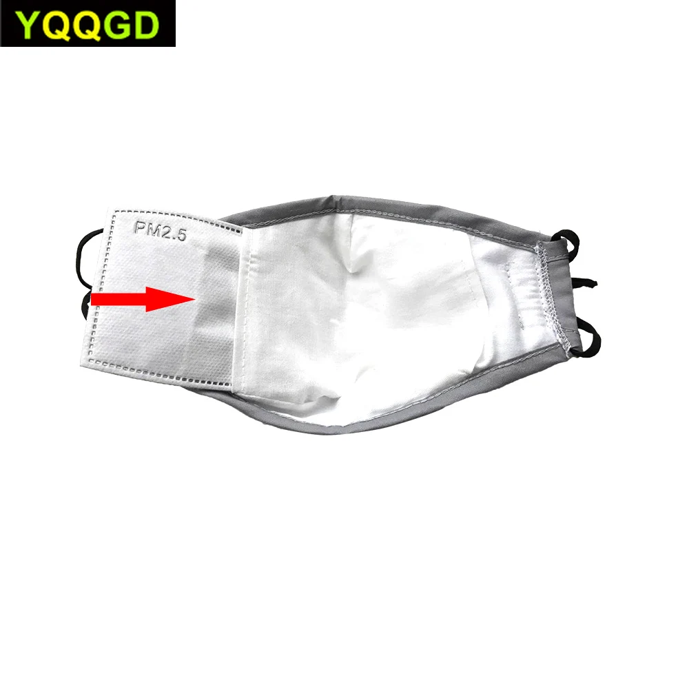 1 шт. модный унисекс хлопок дыхательный клапан рот маска ткань активированный