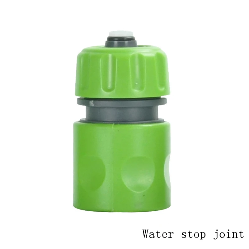 water stop joint Домашнее соединение водопроводных труб 4 мм/6 мм Вода быстрое подключение пластик быстрая остановка воды соединение трубы водяной пистолет соединительные фитинги - Цвет: water stop joint