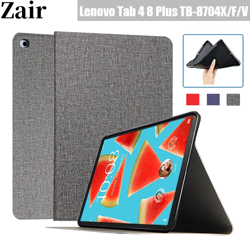 

Flip PU Leather Tablet Case for lenovo Tab4 tab 4 8 Plus TB-8704x TB-8704F Tablet cover for lenovo Tab 4 8 plus 8.0'' 2017 case