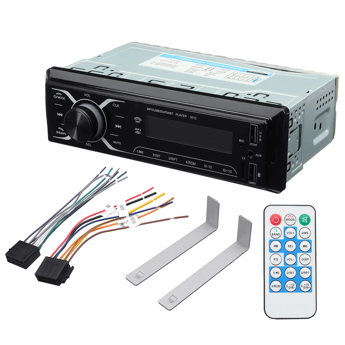 

Car Radio MP3 Player bluetooth Autoradio Car Stereo Radio Receiver FM USB Player Universal Car Multimedia Player 12V WMA AAC