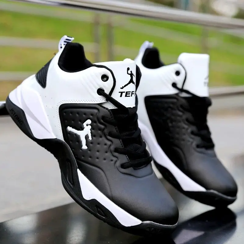 Boys Professional Men's Basketball Shoes Sneakers Anti-skid High-top Couple Breathable Man Youth Boots | Спорт и развлечения