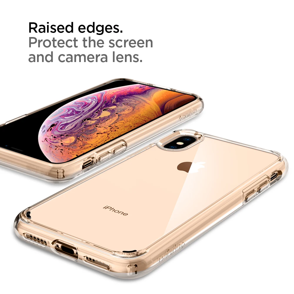Ультрагибридный чехол Spigen для iPhone XS Max (6 5 дюйма)-прозрачный жесткий чехол-бампер