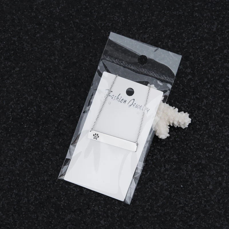 Пакеты DoreenBeads белые 100 Вт самоклеящиеся 88x50 мм карточки для демонстрации серег x 60