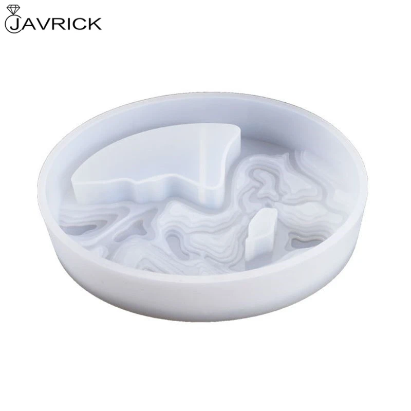 

Crystal Epoxy Resin Mold Oval Potted Casting Silicone Mould Handmade DIY Crafts Decorations Making Tools