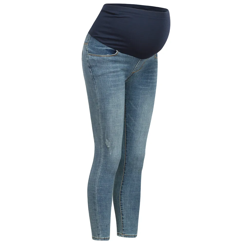 Джинсы для беременных женщин зимние теплые джинсы брюки Одежда кормящих 2019 | Мать