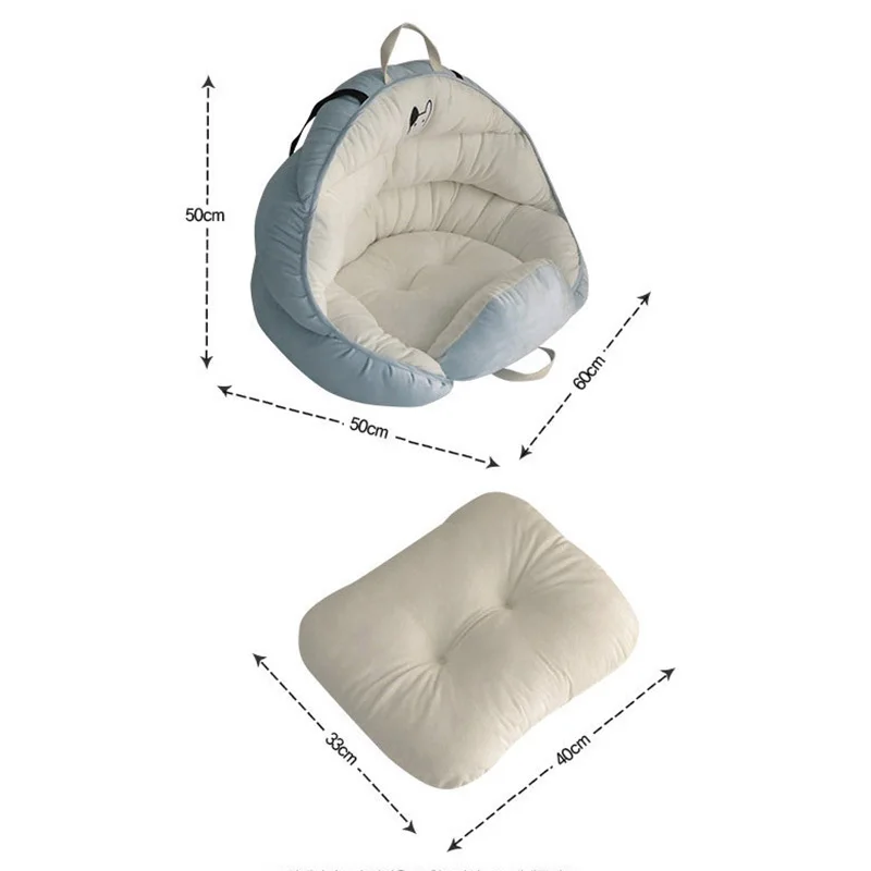 

Dog Car Seat Bed Travel Dog Car Seats for Small Medium Dogs Front/Back Seat Indoor/Car Use Pet Car Carrier Bed Cover Removable