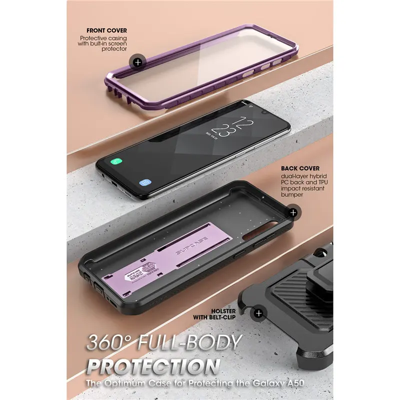 supcase for samsung galaxy a50a30s case 2019 ub pro full body rugged holster case with built in screen protector kickstand free global shipping