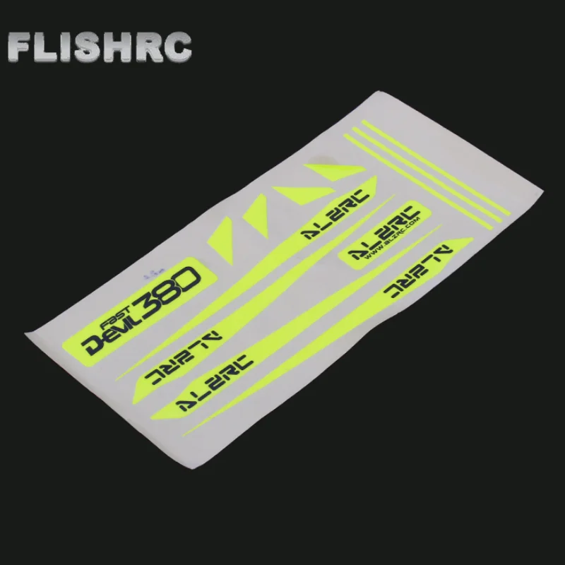 ALZRC - Devil 380 420 быстрое посадочное шасси из углеродного волокна цветная наклейка